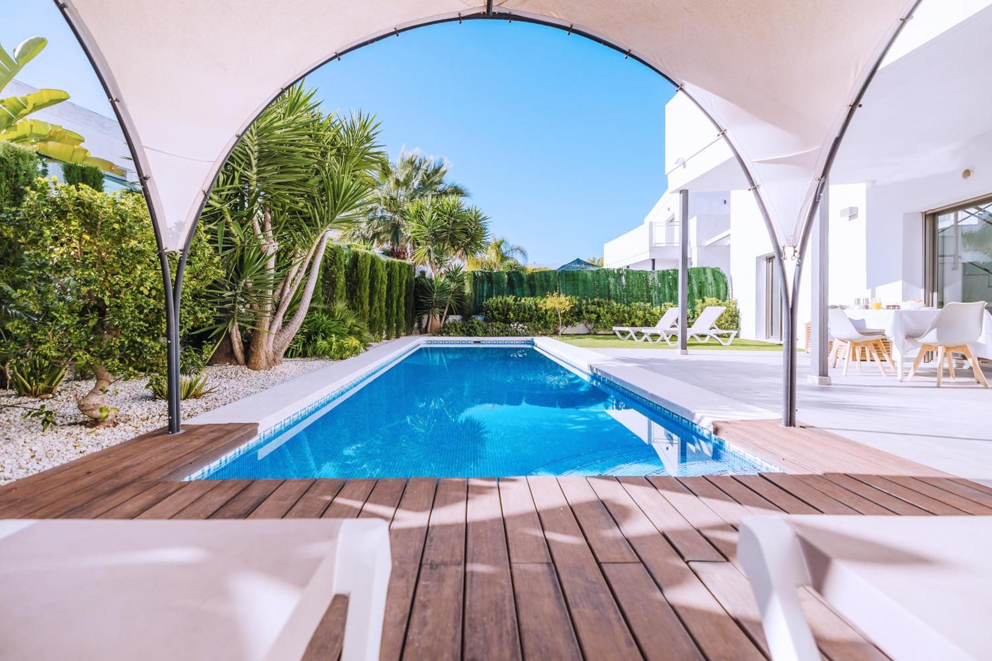 Casa Coco Stylisches Beachhouse Mit Pool & Sundeck Els Poblets Denia Extérieur photo